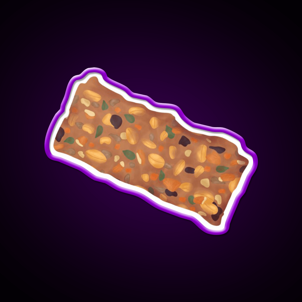 Granola Bar Snack Food Led Neon Sign Rgb Color - Shineneon