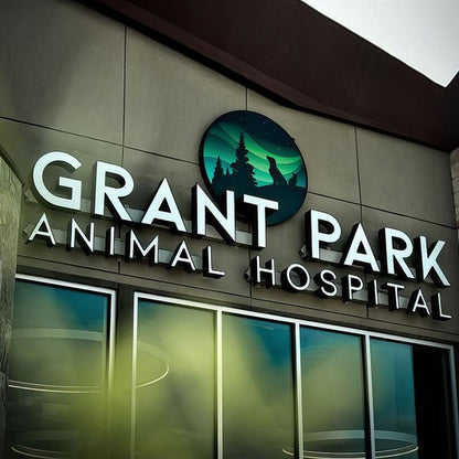 Grant Park Animal Hospital 3D Frontlit Letters Metal Led Sign - Shineneon