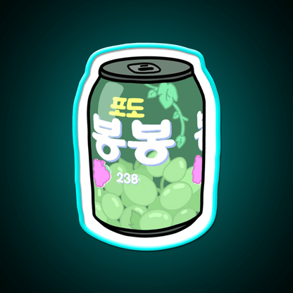 Grape Soda Drink Snack Food Led Neon Sign Rgb Color - Shineneon