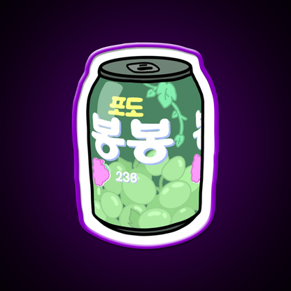 Grape Soda Drink Snack Food Led Neon Sign Rgb Color - Shineneon
