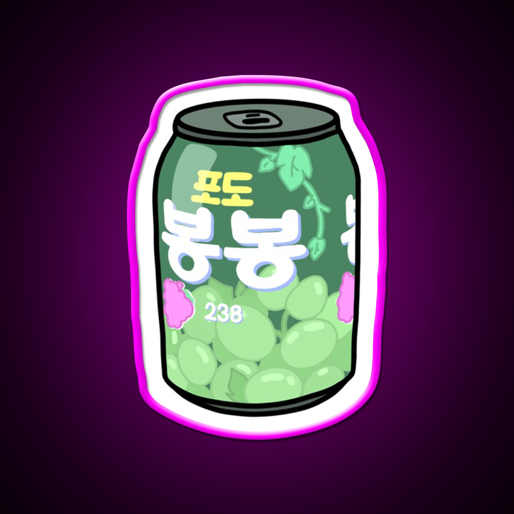 Grape Soda Drink Snack Food Led Neon Sign Rgb Color - Shineneon