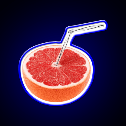 Grapefruit Juice Cocktail Bar Decor Led Neon Sign Rgb Color - Shineneon