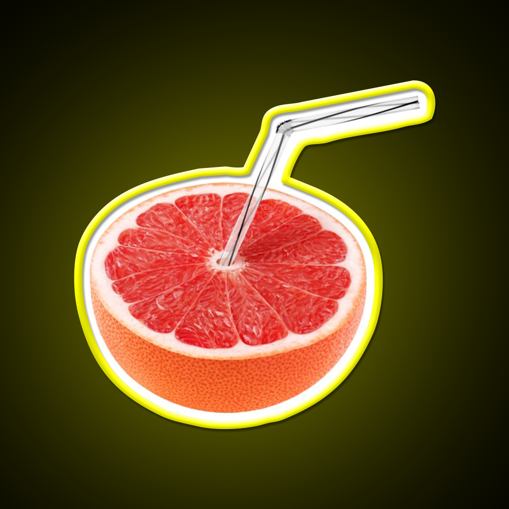 Grapefruit Juice Cocktail Bar Decor Led Neon Sign Rgb Color - LED neon sign view 7