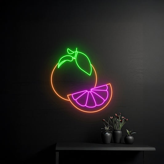 Grapefruit Neon Sign Gift For Kid Children