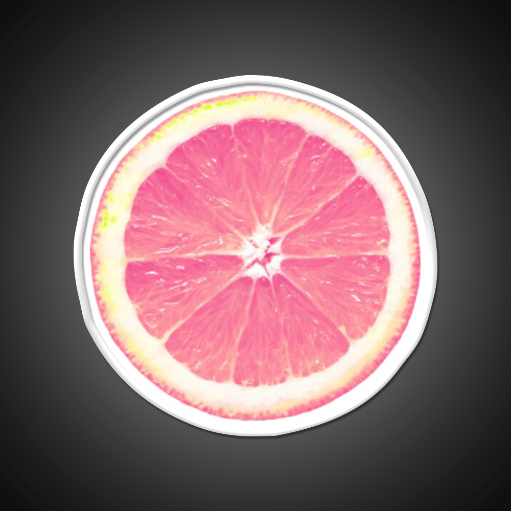 Grapefruit Slice Snack Food Led Neon Sign Rgb Color - Shineneon
