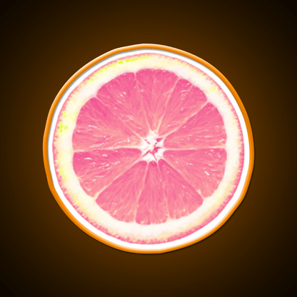 Grapefruit Slice Snack Food Led Neon Sign Rgb Color - Shineneon