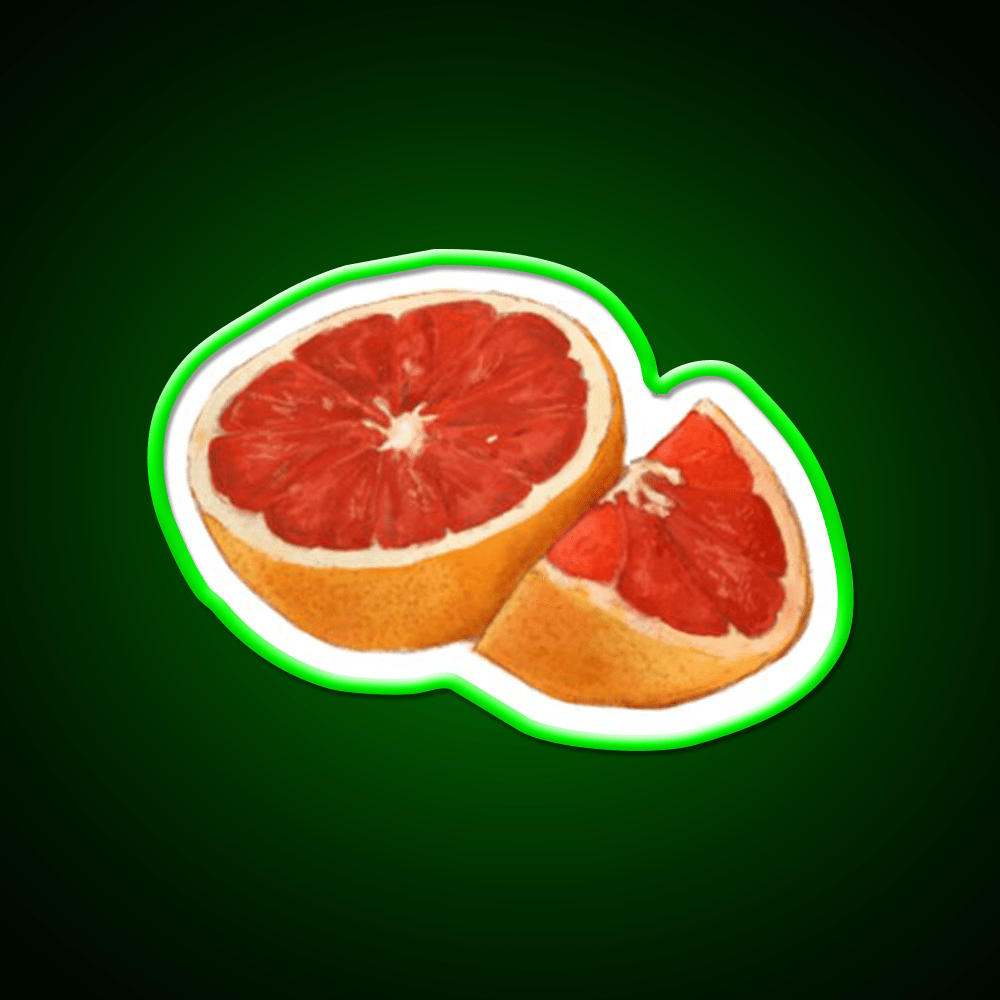 Grapefruit Snack Food Led Neon Sign Rgb Color - Shineneon