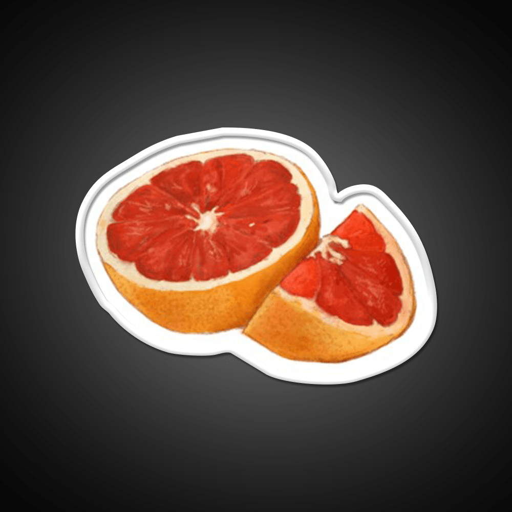 Grapefruit Snack Food Led Neon Sign Rgb Color - Shineneon