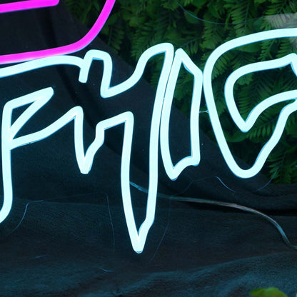 Graphics Blue Led Neon Sign - Shineneon
