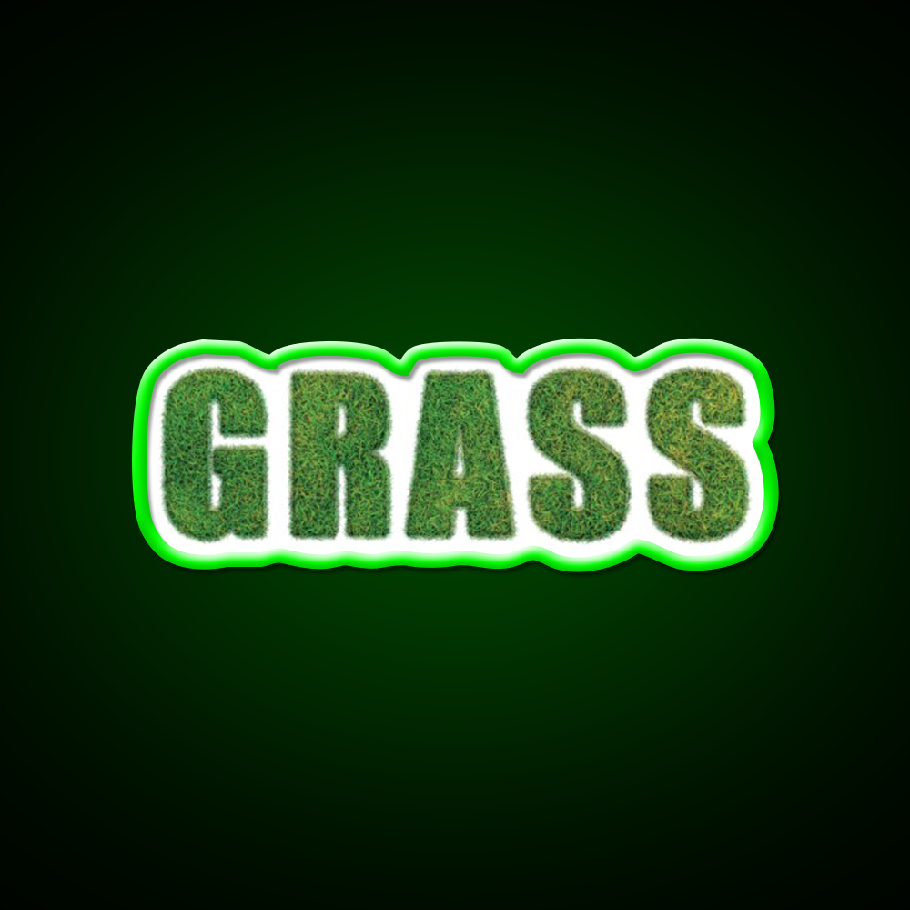 Grass Hemp Inspired Green Leaf Led Neon Sign Rgb Color - LED neon sign view 8