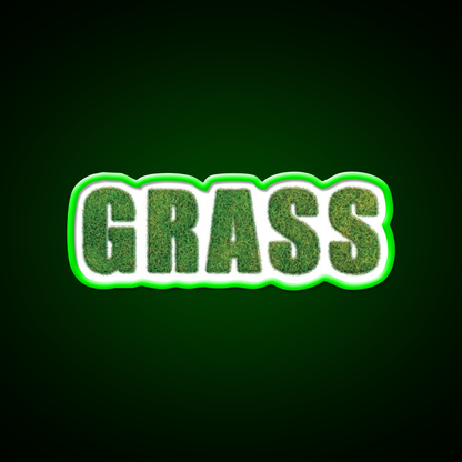Grass Hemp Inspired Green Leaf Led Neon Sign Rgb Color - LED neon sign view 8