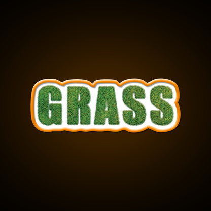 Grass Hemp Inspired Green Leaf Led Neon Sign Rgb Color - LED neon sign view 6