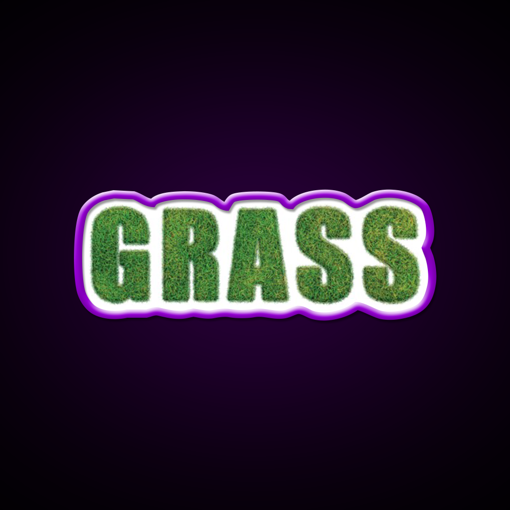 Grass Hemp Inspired Green Leaf Led Neon Sign Rgb Color - LED neon sign view 9
