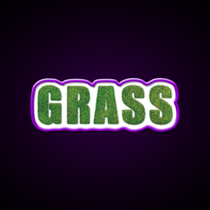 Grass Hemp Inspired Green Leaf Led Neon Sign Rgb Color - LED neon sign view 9