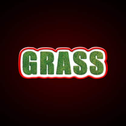 Grass Hemp Inspired Green Leaf Led Neon Sign Rgb Color - LED neon sign view 10