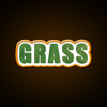 Grass Hemp Inspired Green Leaf Led Neon Sign Rgb Color - Shineneon