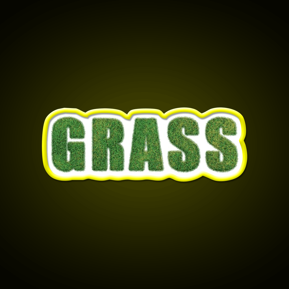 Grass Hemp Inspired Green Leaf Led Neon Sign Rgb Color - Shineneon