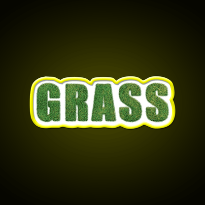 Grass Hemp Inspired Green Leaf Led Neon Sign Rgb Color - Shineneon