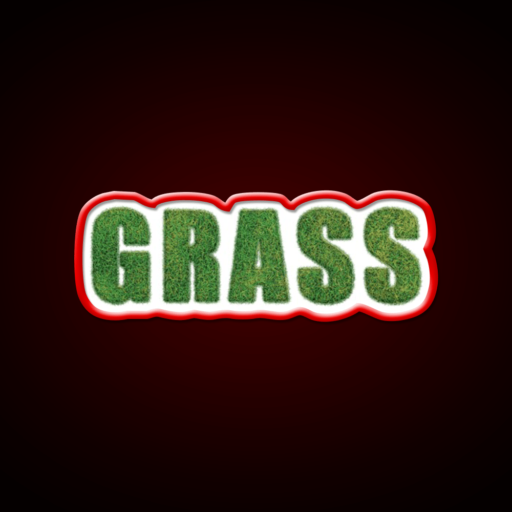 Grass Hemp Inspired Green Leaf Led Neon Sign Rgb Color - Shineneon