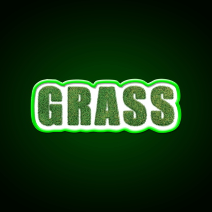 Grass Hemp Inspired Green Leaf Led Neon Sign Rgb Color - Shineneon