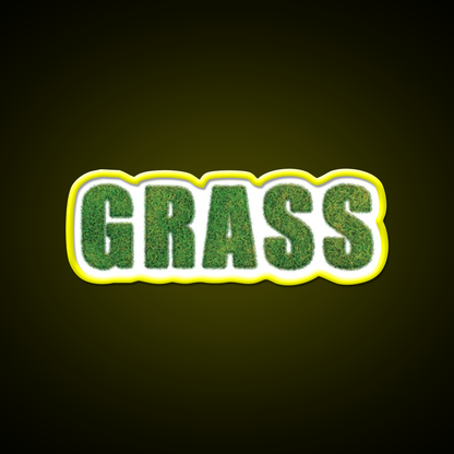 Grass Hemp Inspired Green Leaf Led Neon Sign Rgb Color - LED neon sign view 7