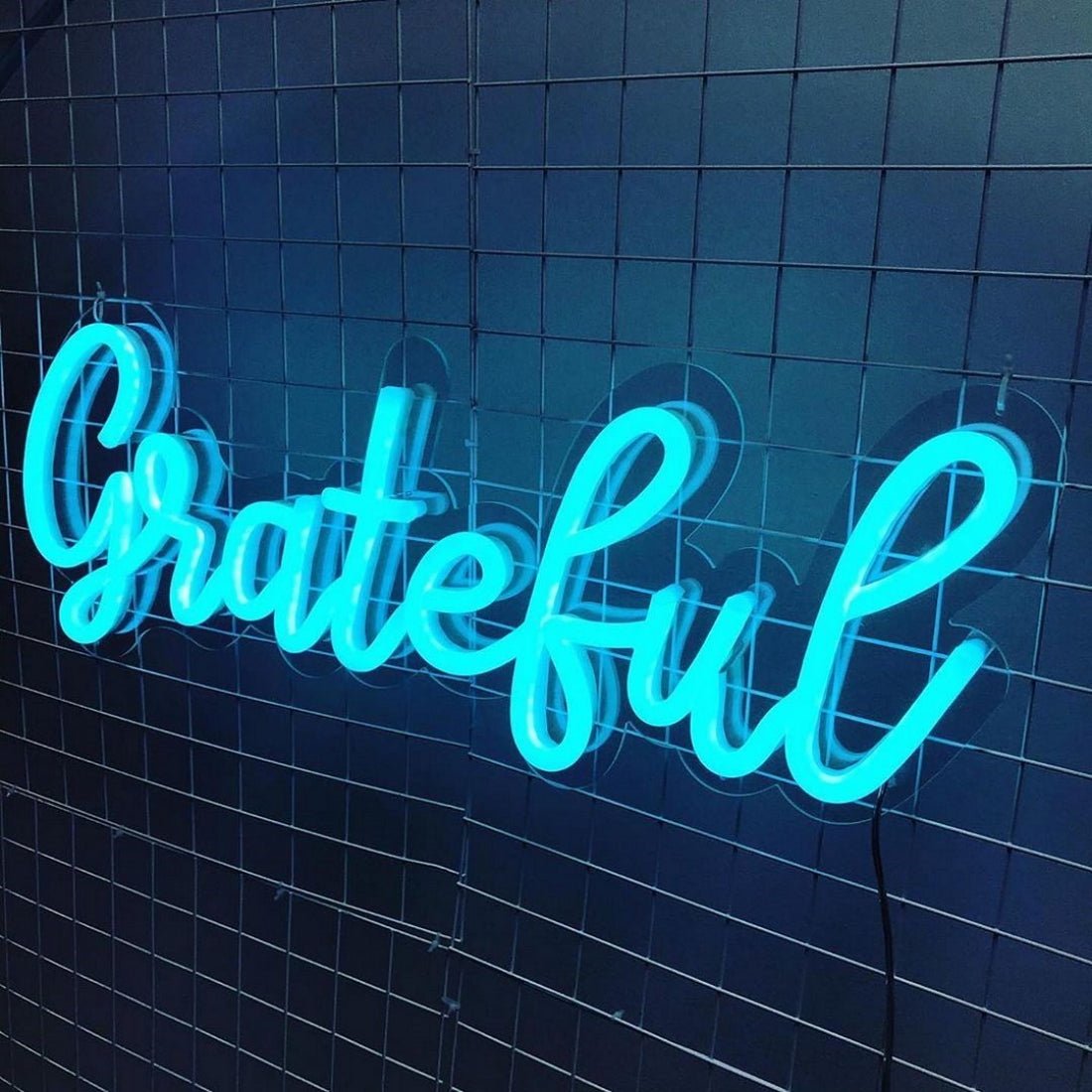 Grateful Led Sign Business Neon Signs - Shineneon