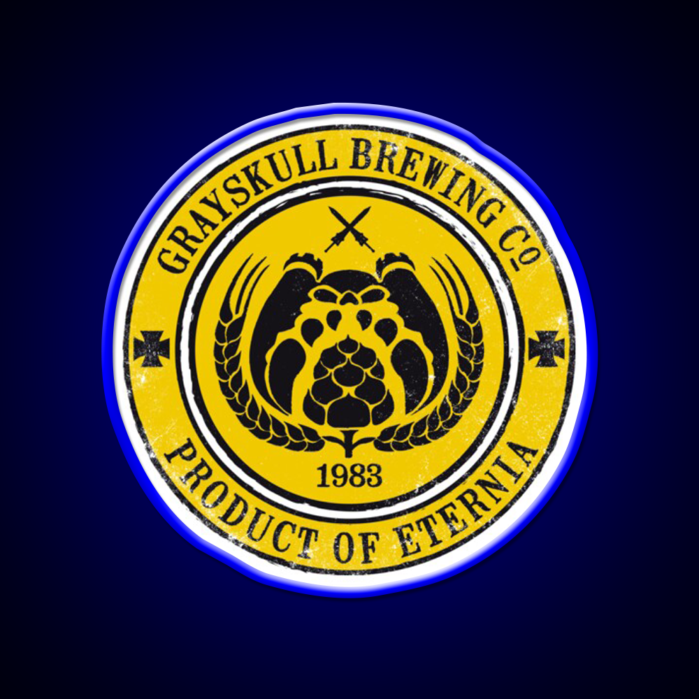 Grayskull Brewing Company Yellow Beer Bar Decor Led Neon Sign Rgb Color - LED neon sign view 5