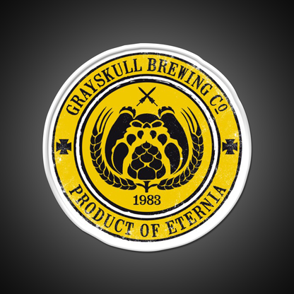 Grayskull Brewing Company Yellow Beer Bar Decor Led Neon Sign Rgb Color - LED neon sign view 11