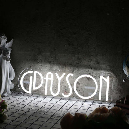 Grayson White Led Neon Sign - Shineneon