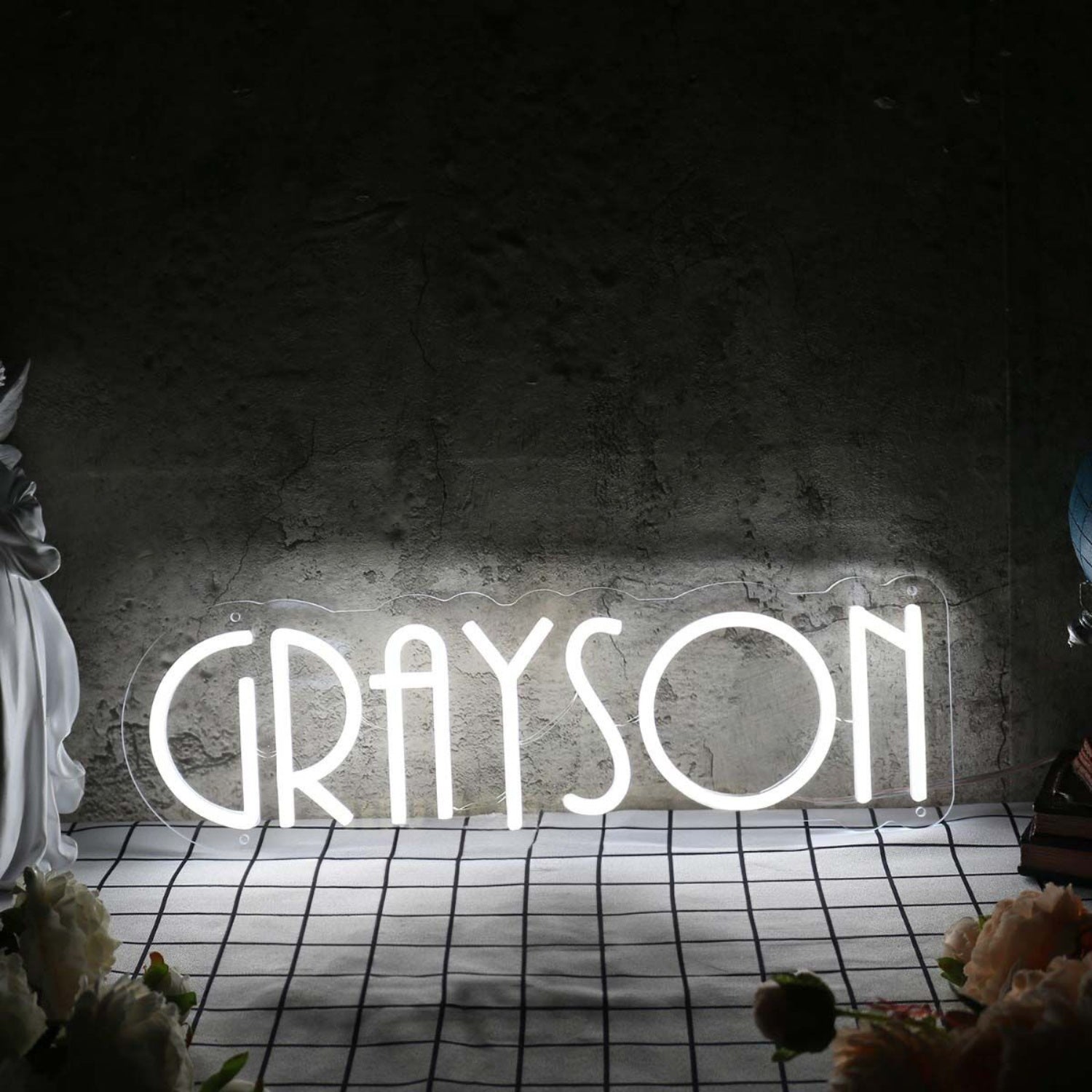 Grayson White Led Neon Sign - Shineneon