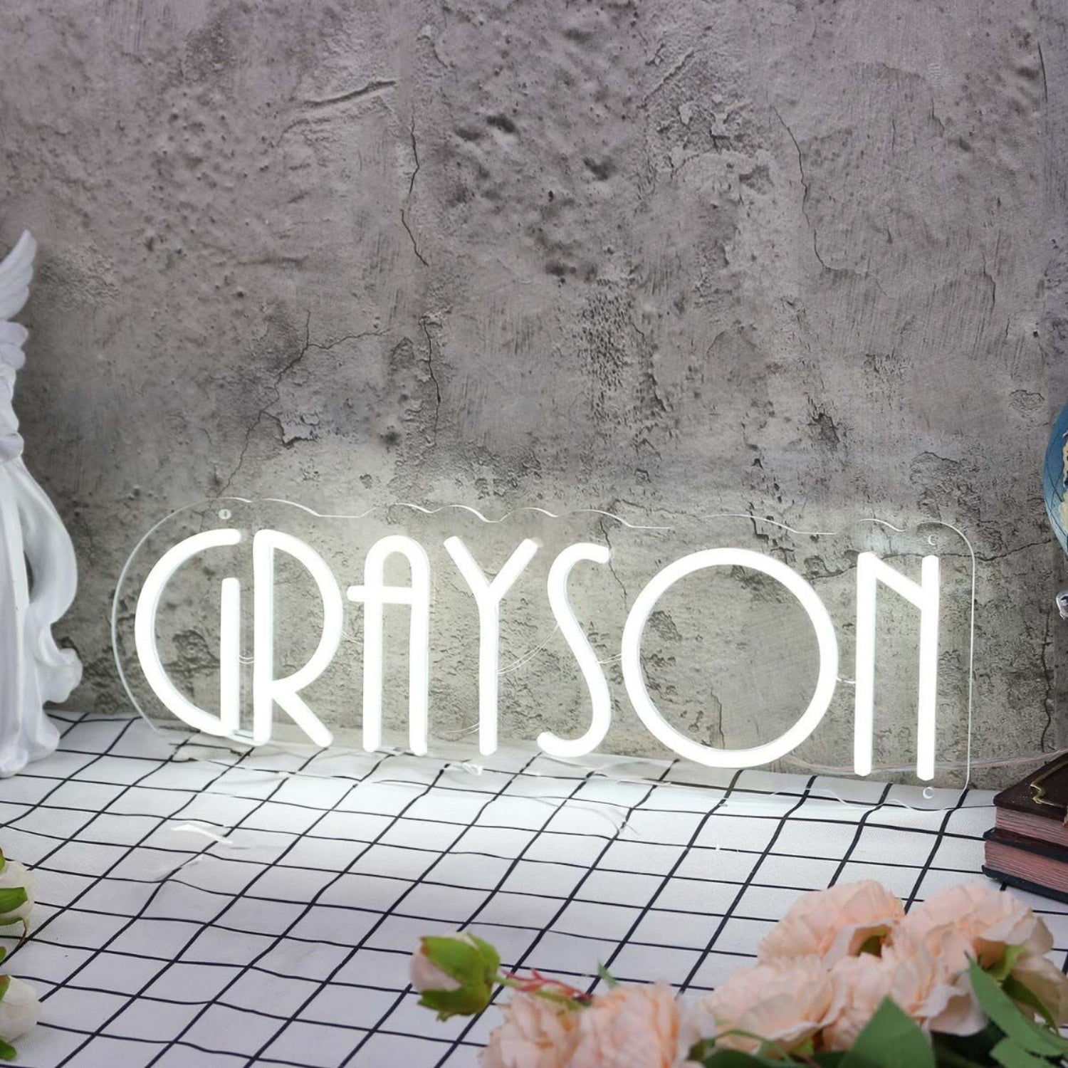 Grayson White Led Neon Sign - Shineneon
