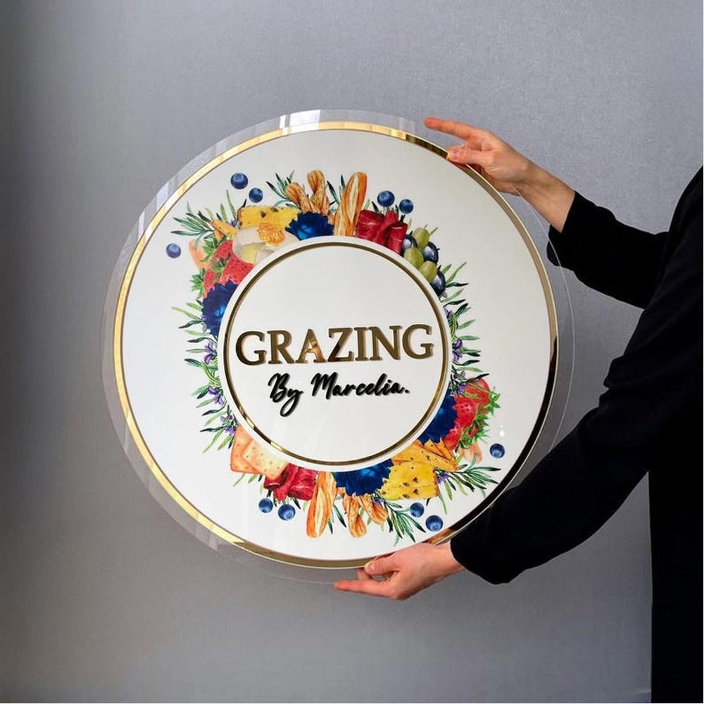 Grazing Acrylic Business Logo Sign - Shineneon