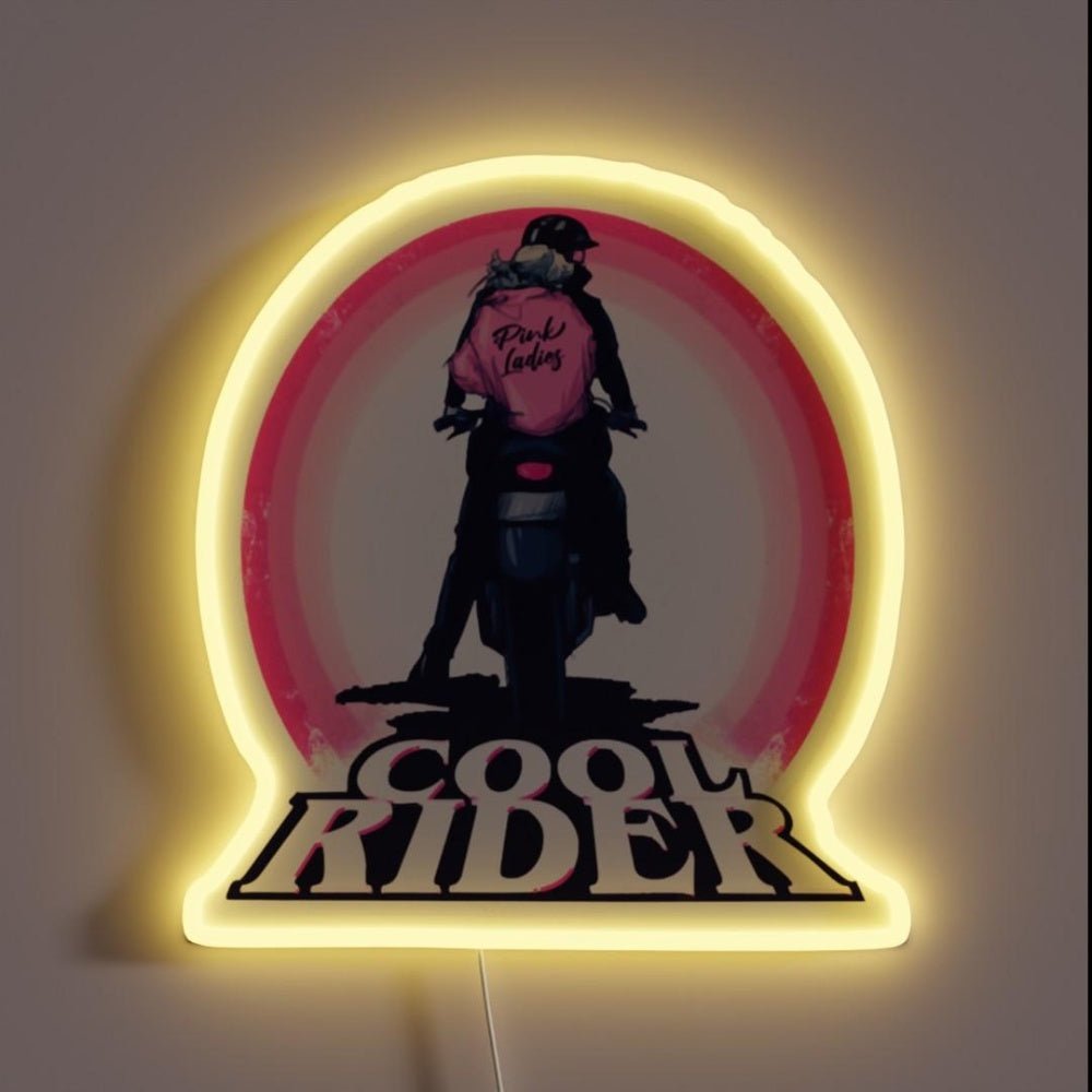 Grease 2 Cool Rider Rgb Led Neon Sign - Shineneon