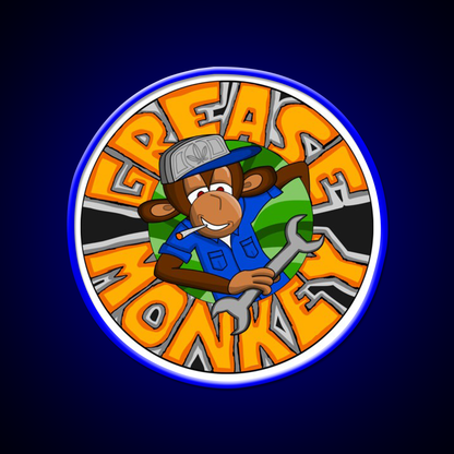 Grease Monkey Strain Artwork Hemp Inspired Green Leaf Led Neon Sign Rgb Color - LED neon sign view 5