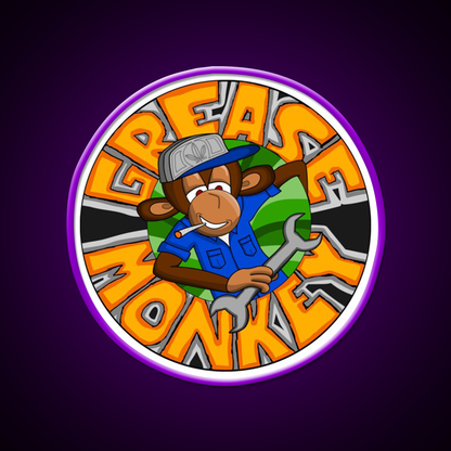 Grease Monkey Strain Artwork Hemp Inspired Green Leaf Led Neon Sign Rgb Color - LED neon sign view 9