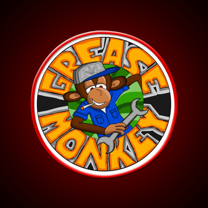 Grease Monkey Strain Artwork Hemp Inspired Green Leaf Led Neon Sign Rgb Color - Shineneon