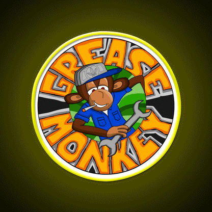 Grease Monkey Strain Artwork Hemp Inspired Green Leaf Led Neon Sign Rgb Color - Custom LED neon sign front view