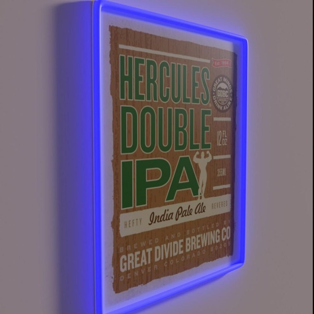 Great Divide Hercules Double Ipa Rgb Led Neon Sign - Shineneon