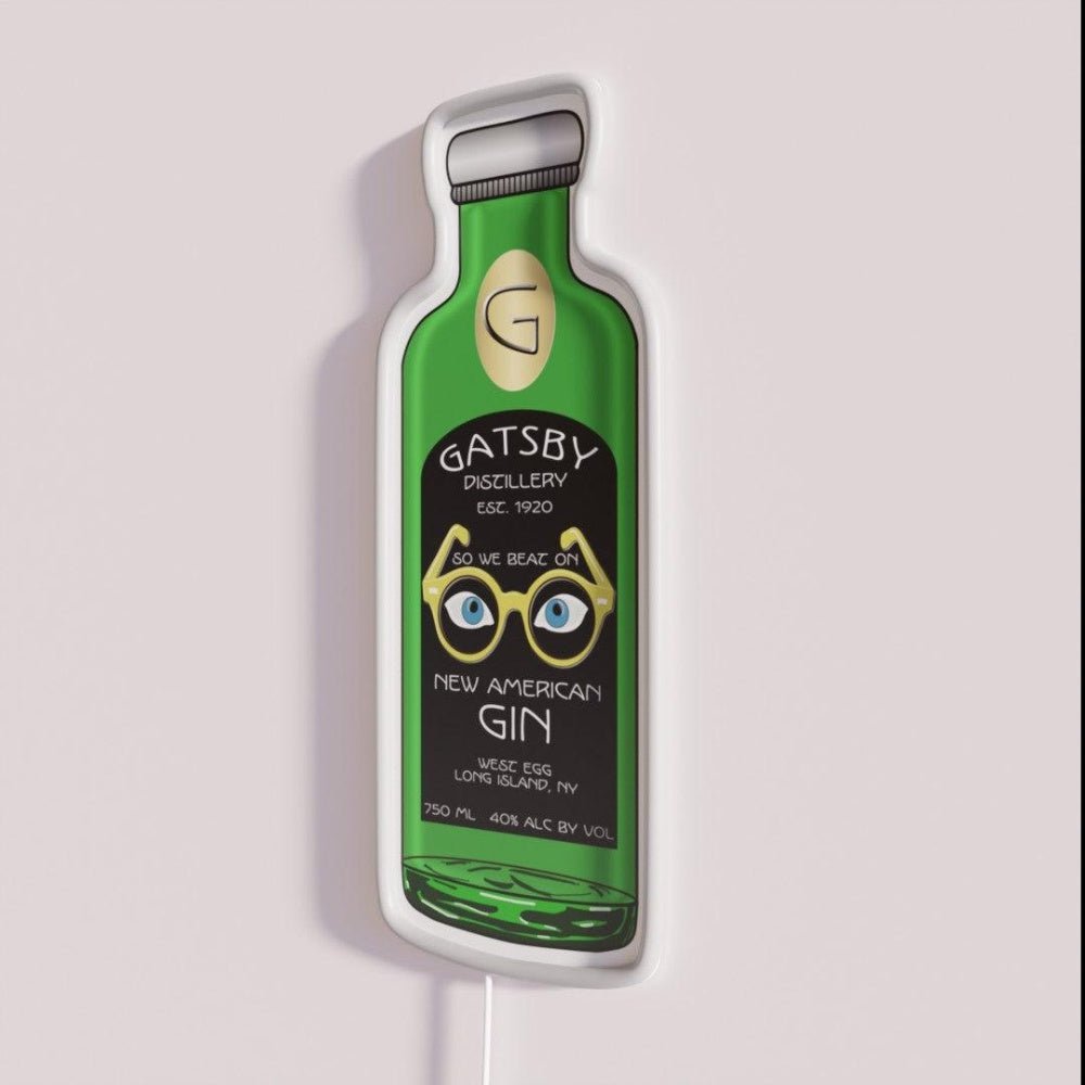 Great Gatsby Gin Rgb Led Neon Sign - Shineneon
