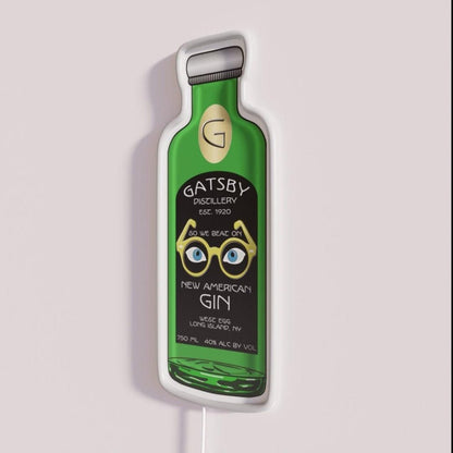 Great Gatsby Gin Rgb Led Neon Sign - Shineneon