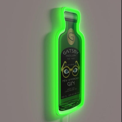 Great Gatsby Gin Rgb Led Neon Sign - Shineneon
