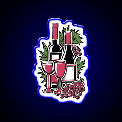 Great Ripped Red Wine Party Drink Tequila Led Neon Sign Rgb Color - Shineneon
