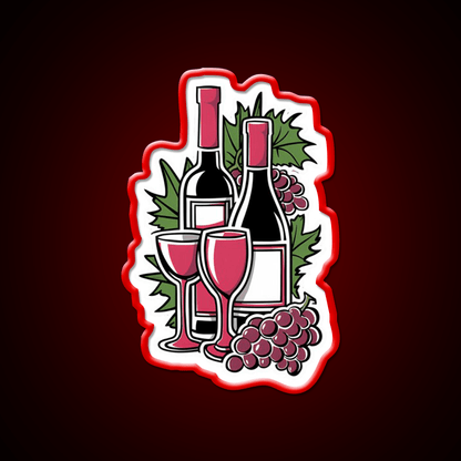 Great Ripped Red Wine Party Drink Tequila Led Neon Sign Rgb Color - Shineneon