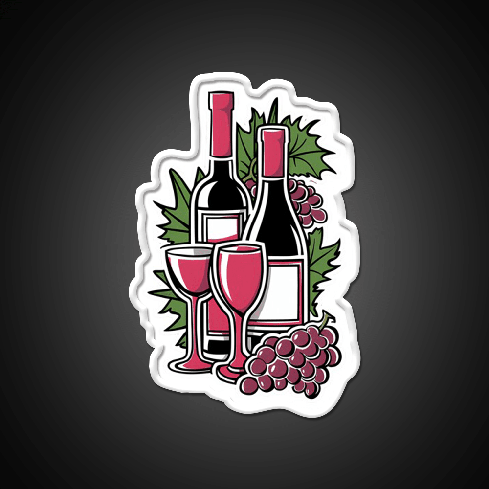 Great Ripped Red Wine Party Drink Tequila Led Neon Sign Rgb Color - Shineneon