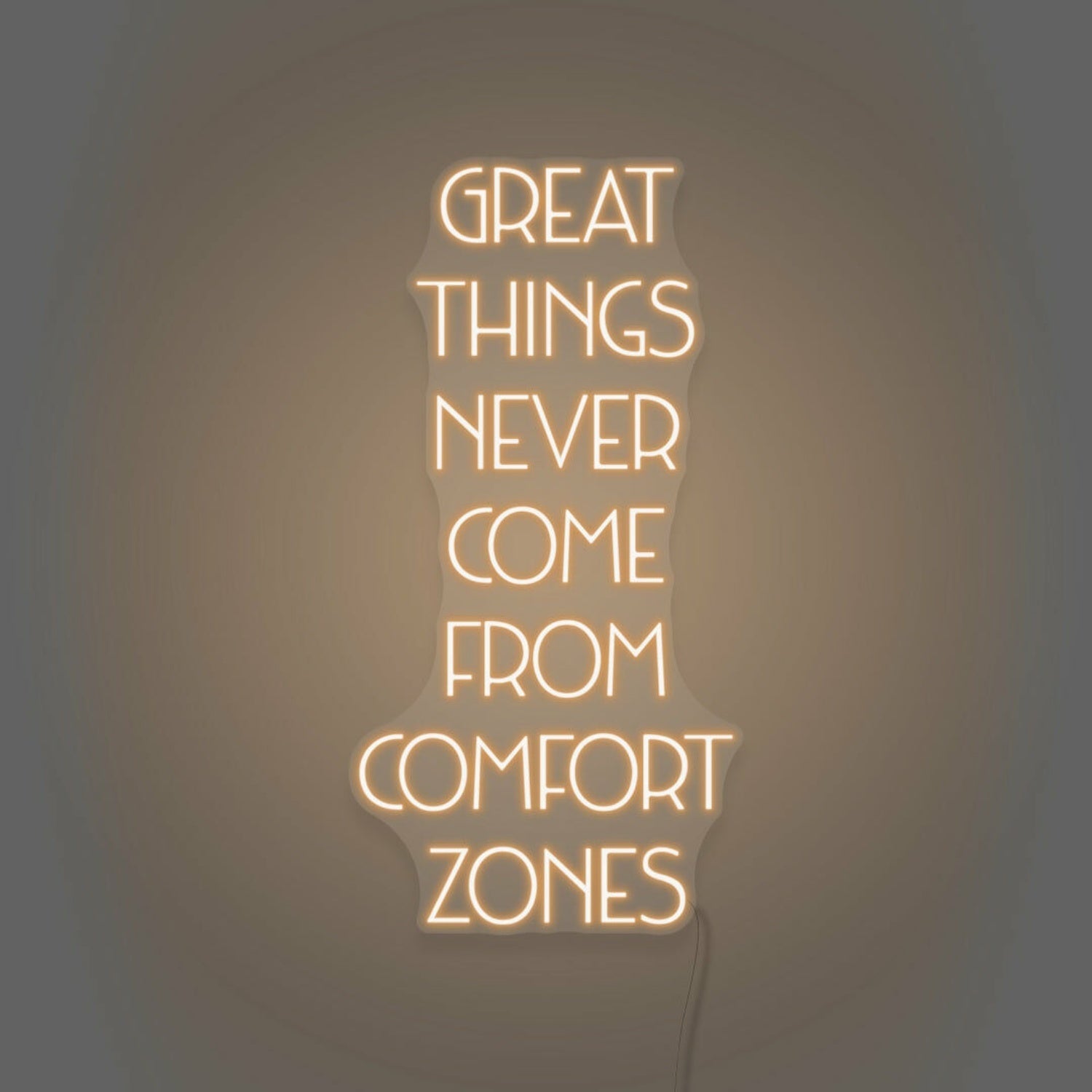 Great Things Never Come From Comfort Zones Led Neon Sign - Shineneon