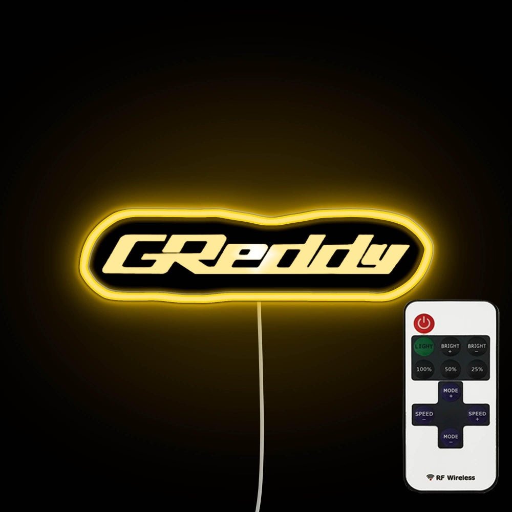 Greddy Logo Neon Sign - Shineneon