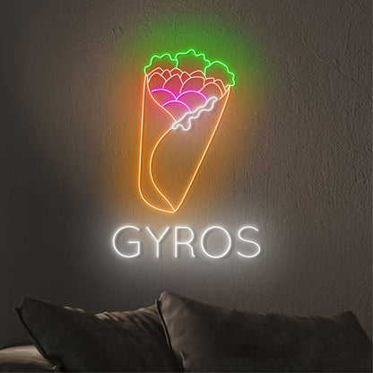 Greece Gyros Led Neon Sign | Shineneon