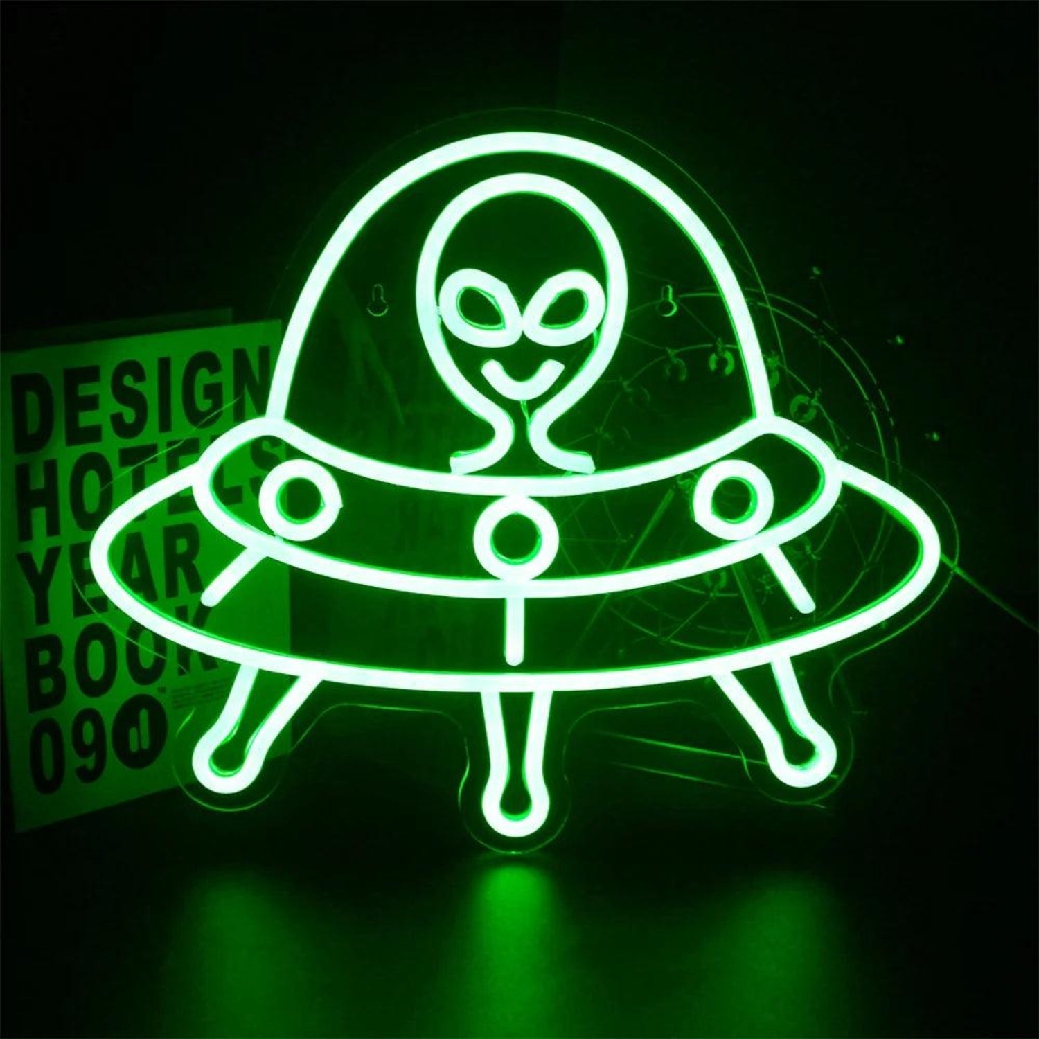 Green Alien Affortable LED Neon Sign - Shineneon