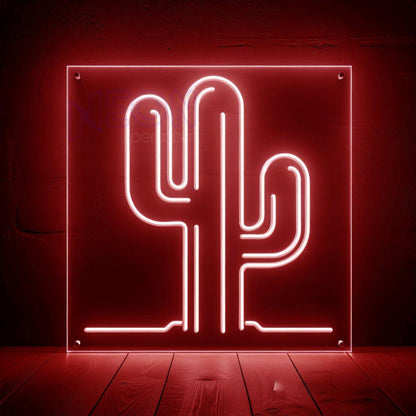 Green Cactus Led Neon Sign Modern Home Cafe Wall Decor | Shineneon