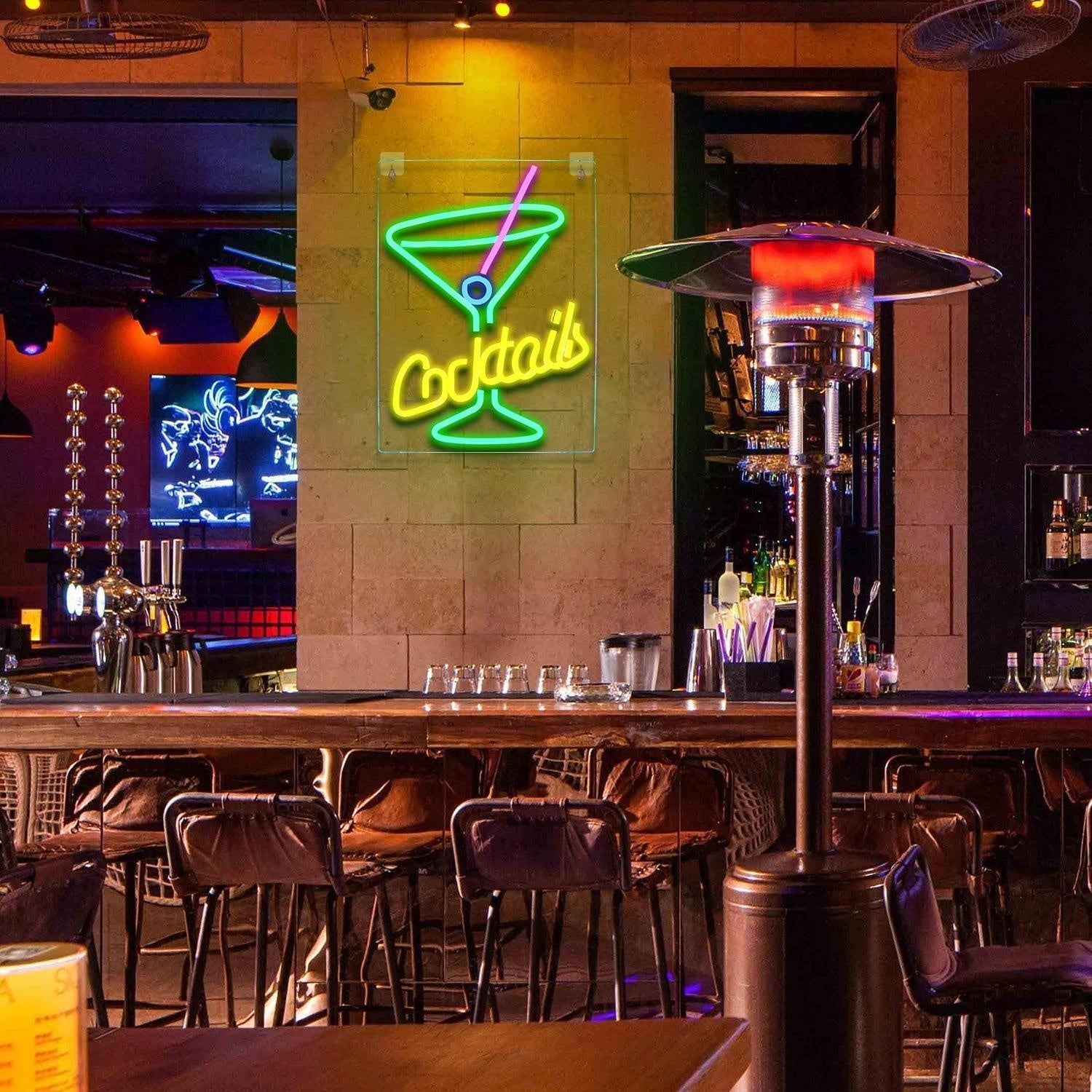 Green Cocktails Affortable LED Neon Sign - Shineneon